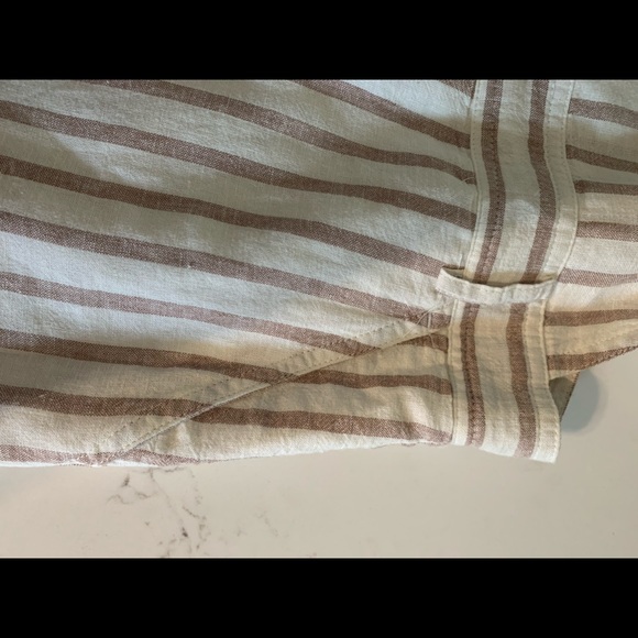 Striped Overall Dress - Picture 5 of 5